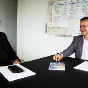 Antonio Gallego (links) übergibt seine Stelle als Vorsitzender der Geschäftsleitung per 1. Juli 2021 an René Landolt.